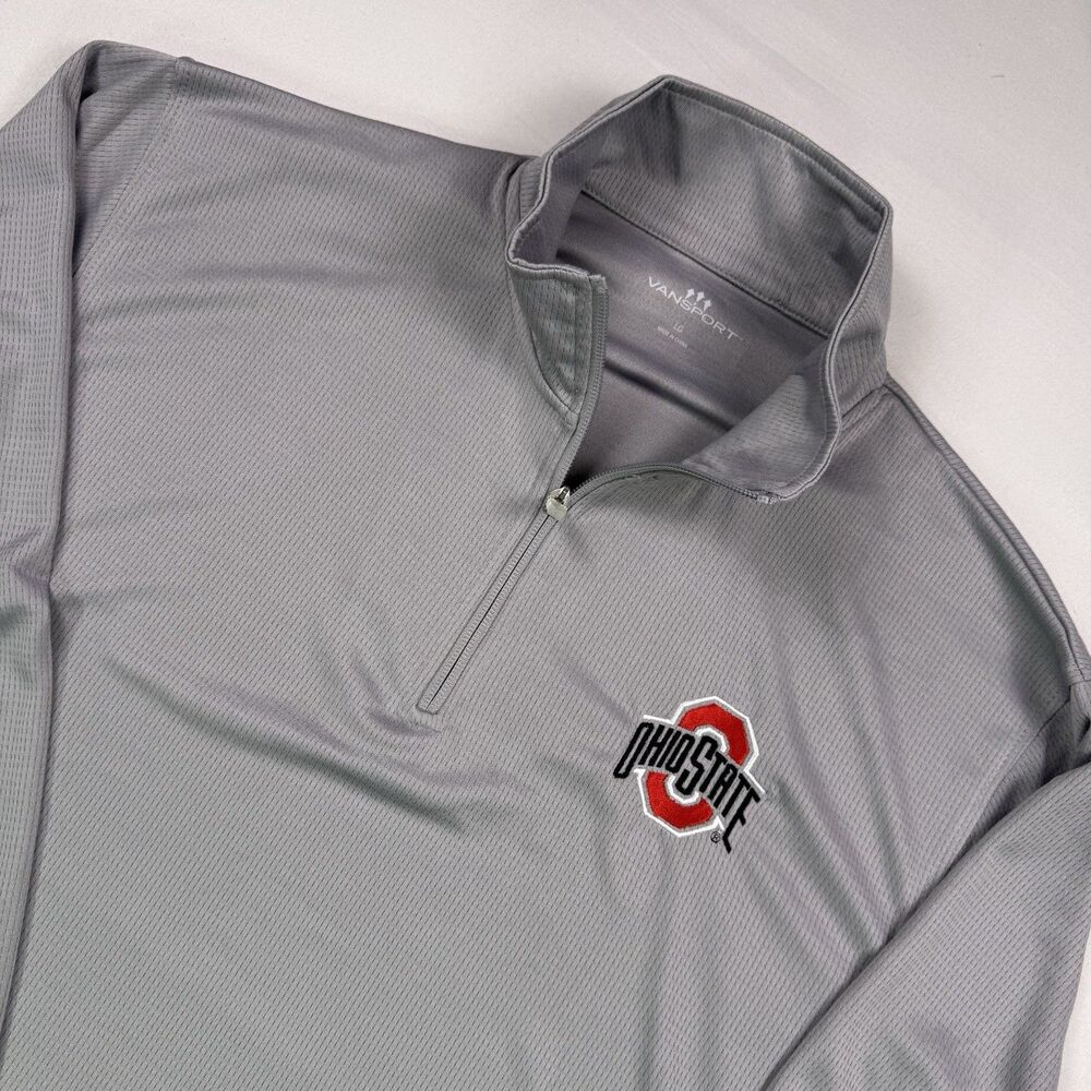 Ohio State Buckeyes Shirt Mens Large NCAA Football Pullover Lightweight Vansport